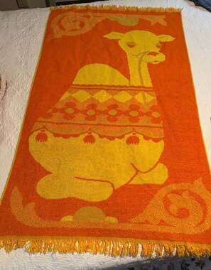 Giraffe Beach Towel in 100%  Cotton by Cone